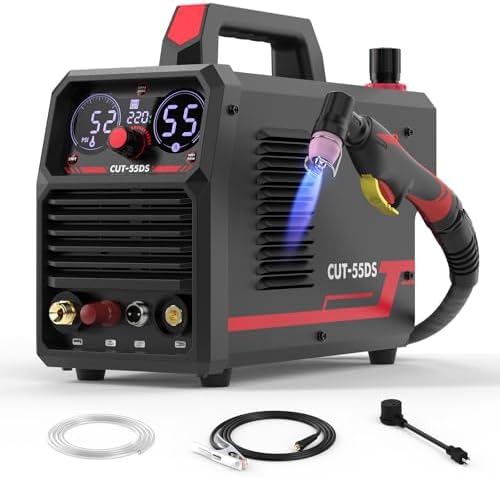YESWELDER CUT-55DS 55A Pilot Arc Plasma Cutter, 110/220V, Non-Touch Pilot Arc