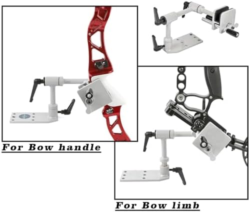 Bow Vise for Compound Bows - Bow Vice 360° Universal Adjustment Cross Bow Making Tool Compound Bow Press Recurve Bow Level Kit Archery Building Accessories for Arrow Rest