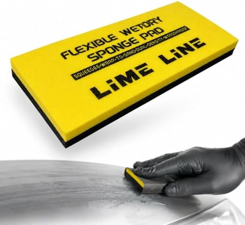 LiME LiNE Wet or Dry Flexible Sanding Sponge Pad for Wrapping Silicon Carbide Sandpaper