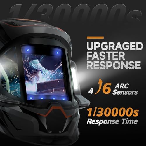 ANDELI Auto Darkening Welding Helmet with Light,with Internal Display