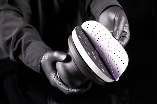 3M Cubitron II Hookit Purple Clean Sanding Abrasive Disc 31491, 6 in, 1000+ Grade, Pack of 50 Discs, Virtually Dust-Free, High Performance, Long Lasting, Multi-Hole Pattern, for Automotive Sanding