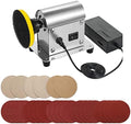 Electric Resin Polishing Machine, Resin Sanding and Polishing Kit Sander, 90W 7-Speed 24V, Including 26 PCS Sandpaper Resin Grinding Polisher Supplies, Epoxy Casting Tools for Resin Molds