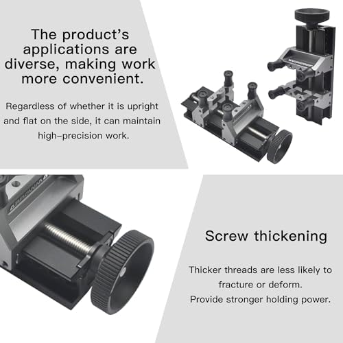 ARROWMAX Precision Double-Ended Mini Bench Vise Aluminum Drill Press Vise