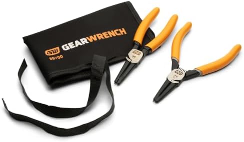 GEARWRENCH 2 Pc Snap Ring Pliers - 7" Straight Int/Ext | 89700