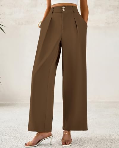 BTFBM Wide Leg Dress Pants Women Business Casual Outfits