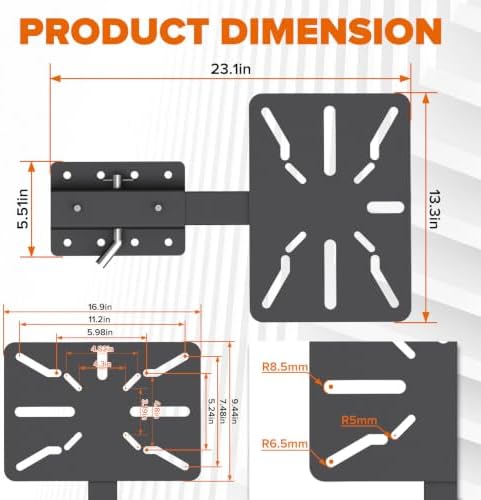 Mount Vise & Grinder, Carbon Steel Heavy Duty Mount for Bench Grinder Stand