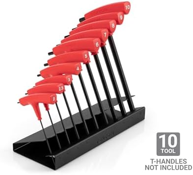 TEKTON 10-Tool Hex T-Handle Key Metal Stand (2-10 mm) | OKH62501