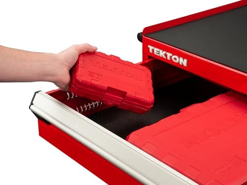 TEKTON 3/8 Inch Drive Impact Socket Set, 19-Piece | SID91306 | (6 - 24 mm), Shallow, 12-Point, Case