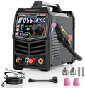 GZ GUOZHI Plasma Cutter 55Amp High Frequency Non-Touch Arc Digital Screen Display DC Inverter 110/220V Dual Voltage Blowback Plasma Cutting Machine CUT-55HFLED