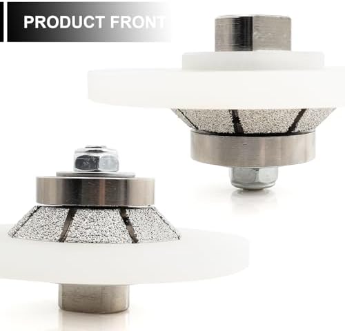 Diamond Hand Profiler B15 ,Half Bullnose Vaccum Brazed Profile Wheel Metal Cover Router Bit for Marble Granite D85 5/8-11