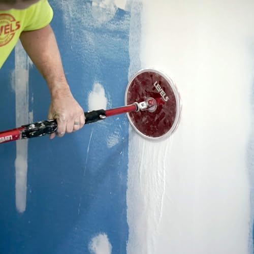 LEVEL5 9 Inch Radial Sanding Head | Wall Sander & Finishing Tool | Hook & Loop System | Anodized Aluminum Construction | 5-342