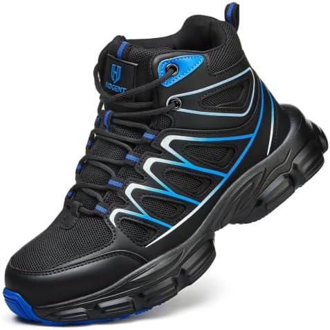 Hogent Steel Toe Shoes for Men Women - Non Slip & Lightweight Work Shoes