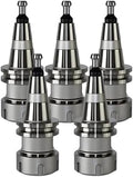 ISO30 ER32-60 Tool Holder Lathe Chuck Dynamic Balance Chuck G2.5 30000RPM CNC Machining Tools Lathe Collet Chuck With Pull Stud (5PCS)