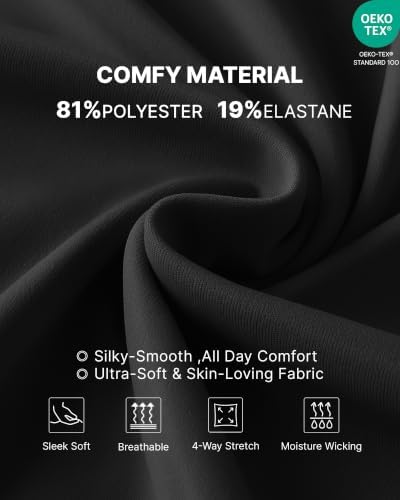 G4Free EverGoing Wide Leg Yoga Pants for Women Front Seam with Pockets