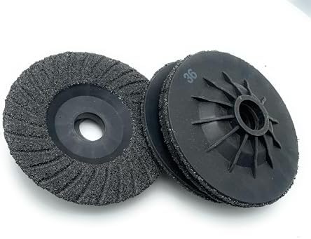 SIGNI 5 Pack SiC Plastic Back Grinding Wheel for Granite/Marble/Concrete and Glasses (4.5 INCH, 36 GRIT)
