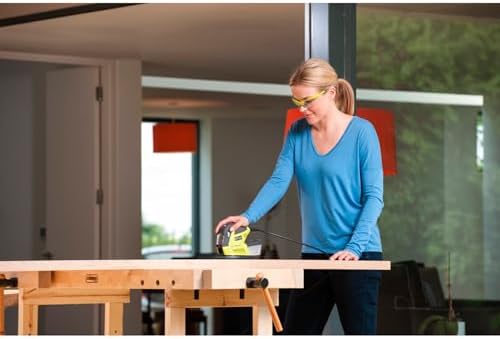 Ryobi RMS180-S Palm Sander 180W Delta 1/3 Sheet Extension 12000 rpm