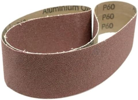 Benchmark Abrasives 2" x 36" Aluminum Oxide Sanding Belts for Grinding Deburring Polishing Rust Removal on Metal, Stainless Steel, and Carbon Steel, Use with Belt Disc Sander (6 Pack) - (100 Grit)