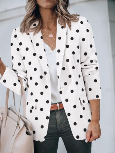 Cicy Bell Womens Casual Blazers Long Sleeve Work Office Suit Jackets Blazer