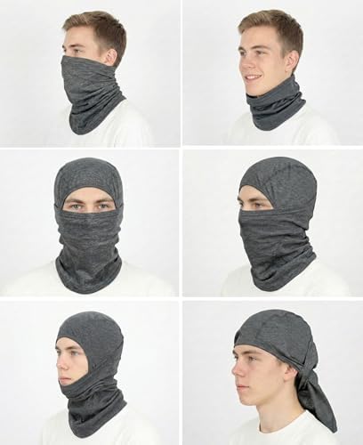 BOCOMAL FR Balaclava with Face Mask Flame Resistant 5.5oz Lightweight 100%C
