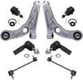 TRQ Front Steering & Suspension Kit Ball Joint Control Arm Sway Bar