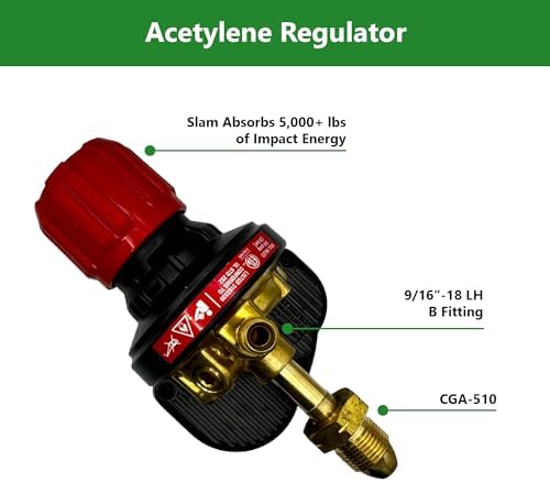 Victor EDGE ESS3 Oxygen & Acetylene Regulator Set – ESS3-125-540 (0781-5100) & ESS3-15-510 (0781-5105) – CGA-540 / CGA-510 – B Size Outlets