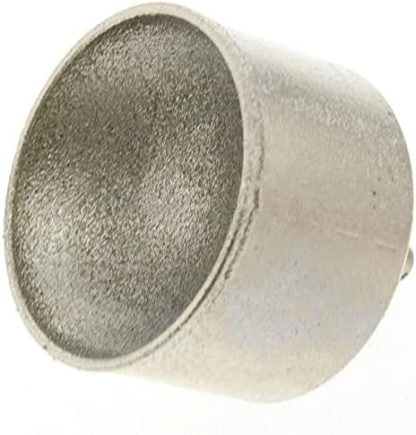1pc 20-50mm 3/4"-2" Grit 80 Diamond Mounted Point SPHERICAL CONCAVE Head Grinding Bit Jade Carving Tools Sculpturing Bead Stone Gems,Diameter 21mm