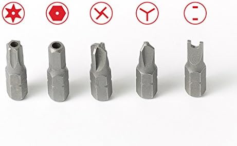ARES 70009-33-Piece Security Bit Set with Magnetic Extension Bit Holder - Includes Tamper Resistant, SAE Hex, Metric Hex and Star Bits – Anti Tamper Bit Set Features Torq, Spanner, and Triwing Bits