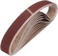 HARFINGTON 2 x 48 Inch Sanding Belts, 10 Pcs 80 Grits Aluminum Oxide
