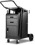 VEVOR Welding Cart 2 Drawers Welder Cart Heavy Duty with Lockable Cabinet