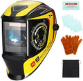 Welding Helmet True Color Auto Darkening Hood for TIG MIG ARC Welder Mask with Adjustable Shade Range 4/5-9/9-13…