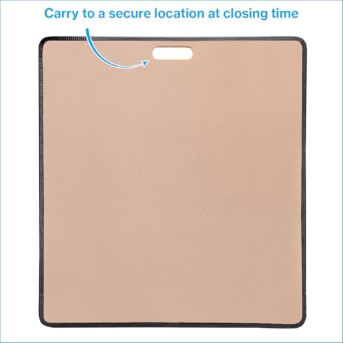 SSWBasics Key Board with Self-Closing Tabs - 105 Hooks - 29" W x 31" L