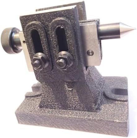 Buyohlic Heavy Duty Adjustable Tailstocks for Regular & Tilting Model of Rotary Tables (Hardened & Precisely Ground Points) (Tailstock for HV8/10/12 Rotary Table)