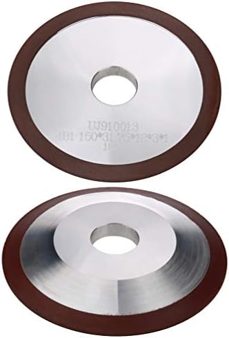 6 Inch Dish Resin Diamond Grinding Facing Wheel/Circle Saw Grinding Wheel,180 Grit for Carbide Circle Saws,1 Pack