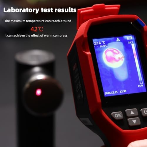 Mini Thermal Massage Gun with Heat, Portable Percussion Muscle Massager