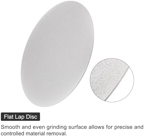 uxcell Diamond Sanding Grinding Disc, 12-Inch (300mm) Grit 150 No Center Hole, Flat Lap Disk Polishing Discs Abrasive Wheel for Gemstone Tile Porcelain Glass Stone Metal