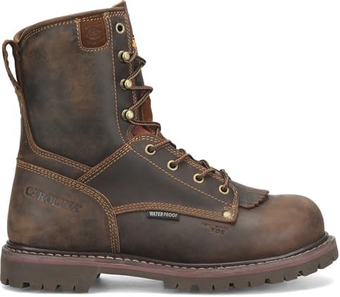 Carolina 28 Series 8" Composite Toe Waterproof Work Boots for Men, EH-Rated