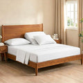 JS Sanders Collection Split Head Sheet Set 4PC Cal. King Size, White