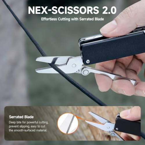 NexTool Knight K30 Multitool, 11-in-1 Folding Tool (2.76'' Blade, 10 Bits)