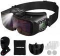 ARCCAPTAIN Auto-Darkening Welding Goggles Kit with LED Light, Shade 3/5-13