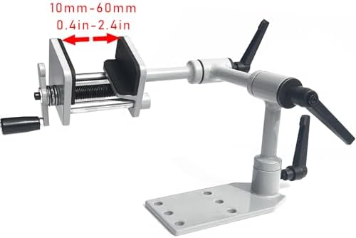 360° Rotating Universal Bow Vise — Specialized Vise for Compound and Recurve Bows; Detachable Archery Support Tool Designed for Bow Tuning, Setup, and Maintenance