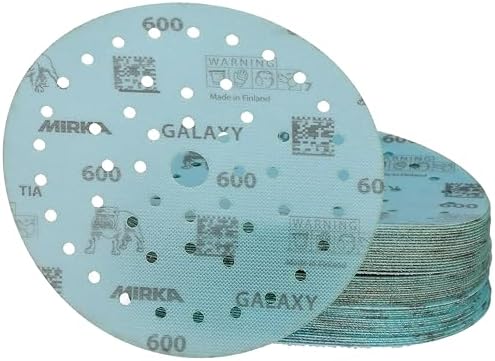 Mirka Sandpaper Galaxy Multifit 6 inch Grit 600 50 Discs