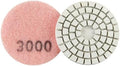 Diamond Polishing Pad, 2 inch 50 mm 3000 Grit Sanding Discs for Grinder & Polisher, Hook and Loop Backing Pad for Grinding Buffing Granite Marble Concrete Stone (1 Piece)