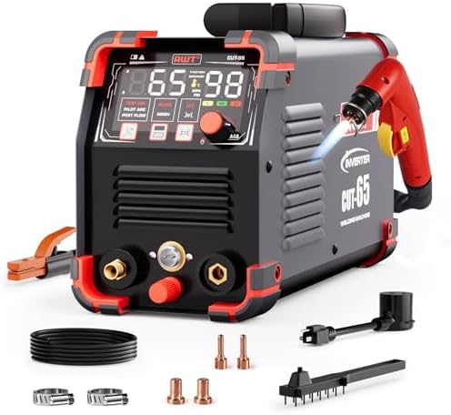 AWT Plasma Cutter,Non-Touch Pilot Arc Cutter Machine 65Amps Max Cut 1"Plate