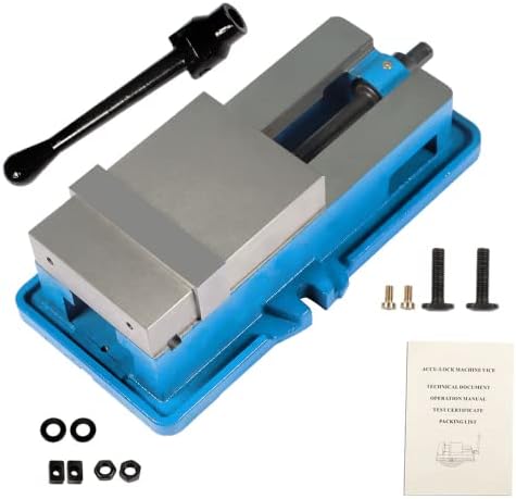 5 Inch Accuracy Mill Vise without Base Heavy Duty Milling Machine Vise Fit for CNC, Milling Machines and Machining Centers