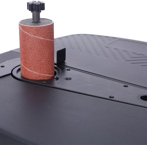 Oscillating Belt and Spindle Sander, 2-in-1 Combination Woodworking Sander with 4x24 Belt and 5 Sanding Sleeves, Tilting Table and Dust Port