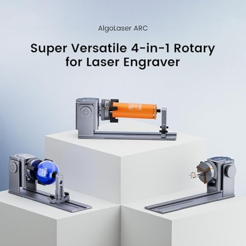 AlgoLaser 4-in-1 Y-axis Rotary Roller and Rotary Chuck for Engraving