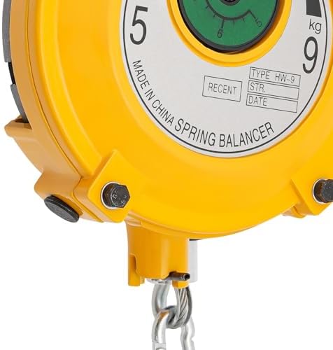 11.02-19.84lbs Retractable Spring Balancer Fixture Holder, Hanging Retractable Tool Spring Balancer, Adjustable Tool Fixture Holder for Hang The Tools to Keep The Equipment Stable
