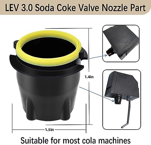 8pcs LEV Coke Soda Valve 3.0 Nozzle Part Model 28545,For Coke Machine Outer Valves Repair or replacement. (8)