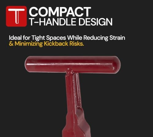 5/16" - 3/8" Durabilt T-Handle Ratchet Chain Binder with 6' Chain Extension & Grab Hooks - 7,100 lbs WLL Heavy Duty Tie Down Hauling Load Chain Binders for Flatbed Trailer