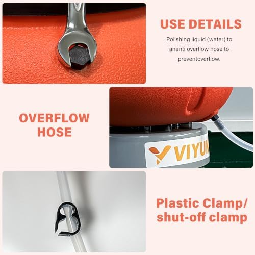 Electric 18LBS Vibratory Tumbler Bowl Tumbling Polishing Machine